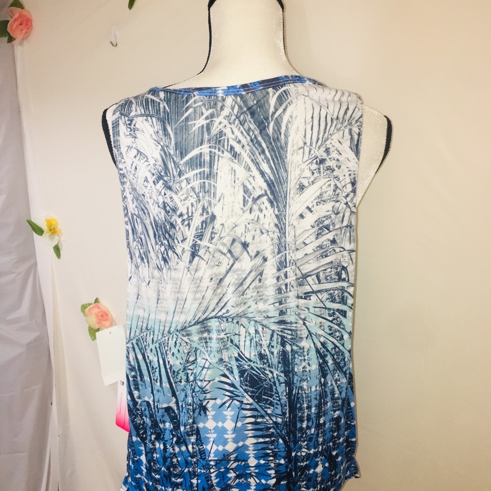 •❌•ATHLETA PINK LOTUS| NWT|Tropical Palm Tank• - Picture 7 of 8